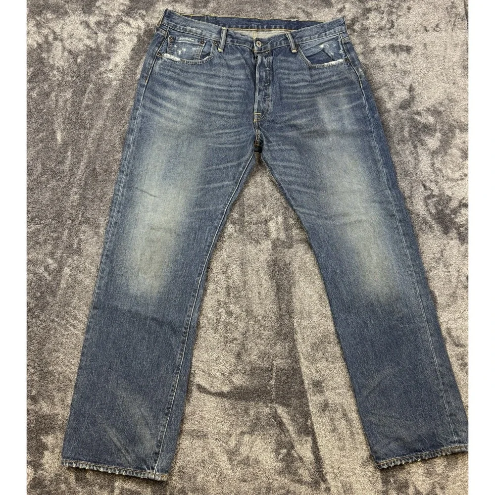 Levi's 501 XX Jeans Mens 38 x 32 Blue Regular Straight Button Fly Denim Pants